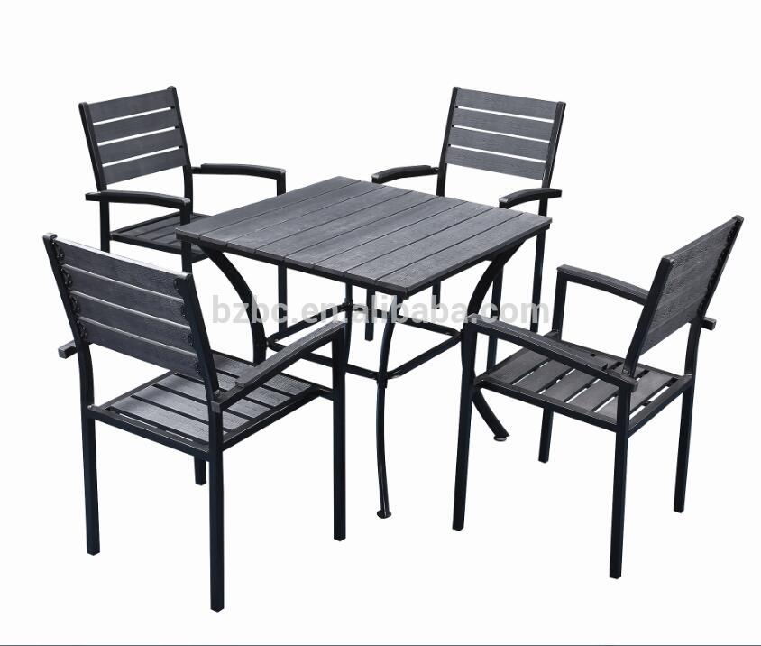 2020 Hot Selling out door furniture garden set wooden table and chair outdoor furniture set