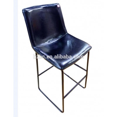 2018  Wholesale Modern Luxury Dining Chairs with PU seat and metal painting legs